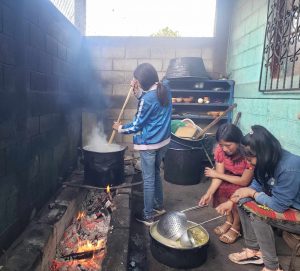 Kitchen BEFORE PHOTO for the elementary school in Mactzul II, Chichicastenango